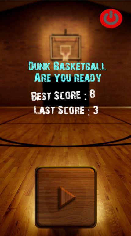 Dunk-Basketbal