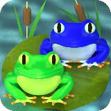 Frogs row - Color lines puzzle