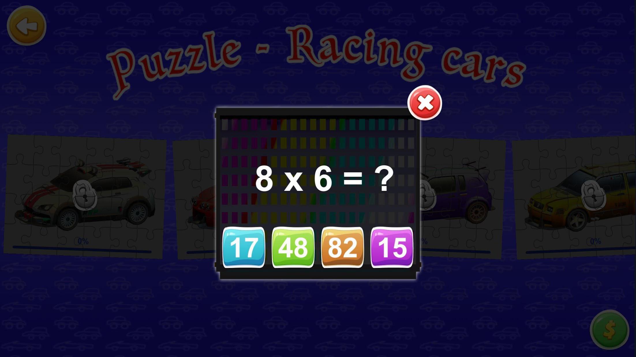 Puzzle - Racing Cars_游戏简介_图3
