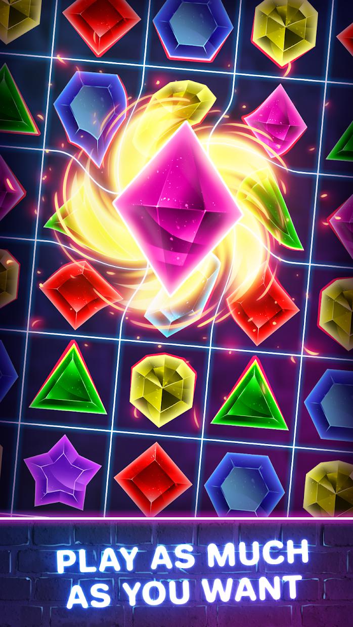 Jewels Quest 2 - Sci-Fi Match 3 Puzzle_截图_2
