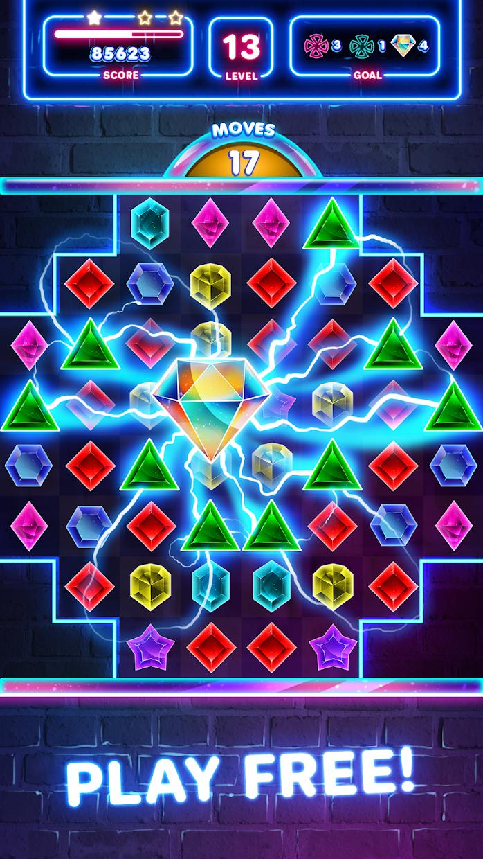 Jewels Quest 2 - Sci-Fi Match 3 Puzzle_截图_3