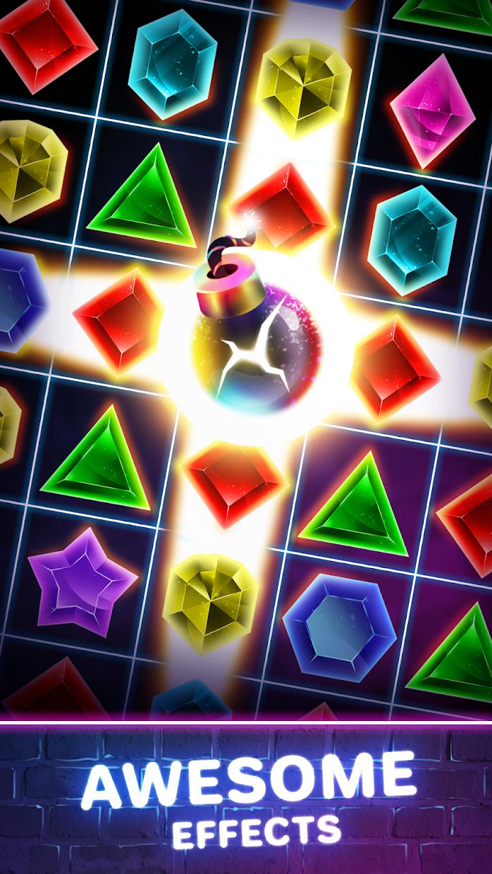 Jewels Quest 2 - Sci-Fi Match 3 Puzzle_截图_4