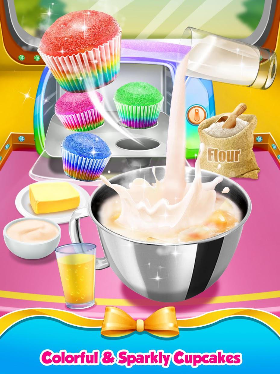 Rainbow Princess Bakery - Make Cupcake & Donut_游戏简介_图3