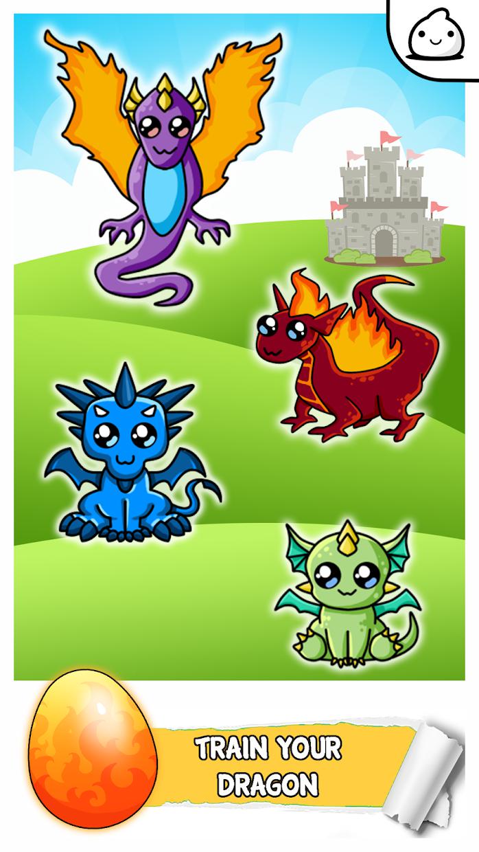 Dragons Evolution -Merge Clicker Kawaii Idle Game