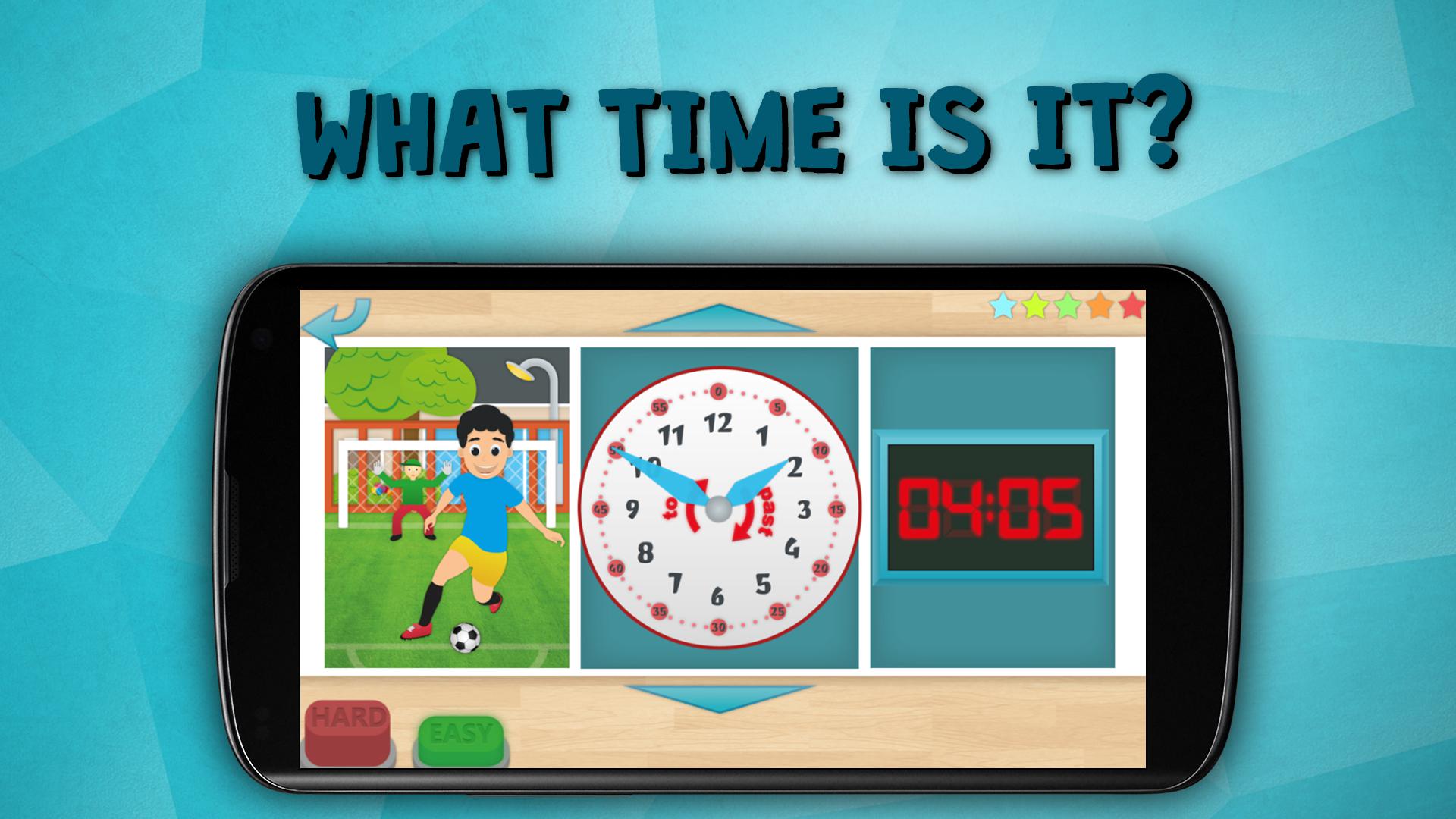 孩子学习，告诉自由时间 的孩子和时钟 - 游戏时间_截图_4