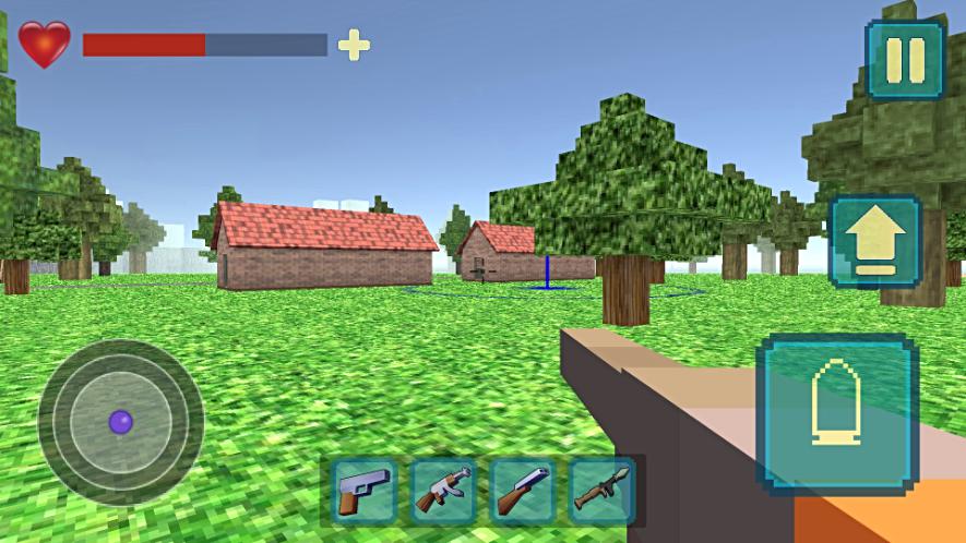 Pixel Shooter War On Island 3D_截图_3
