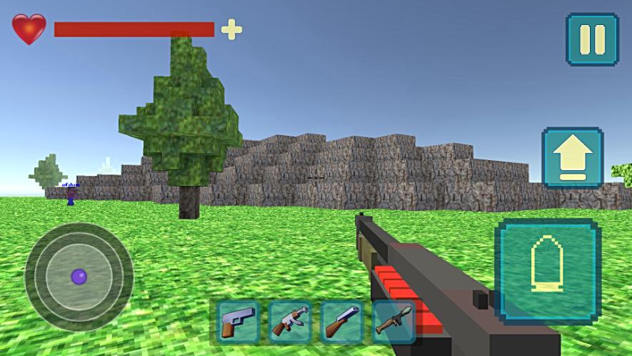Pixel Shooter War On Island 3D_截图_4