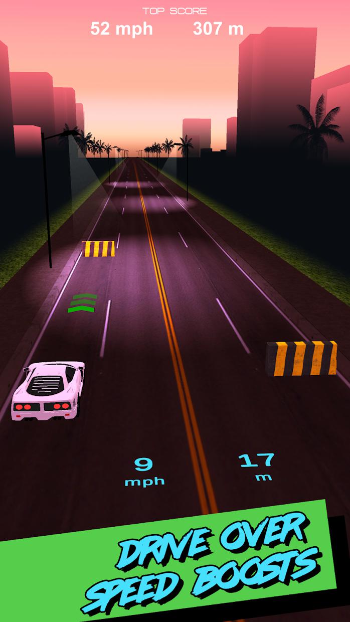 Turbo ’84: Retro Joyride. Drive fast, don’t crash!_截图_3