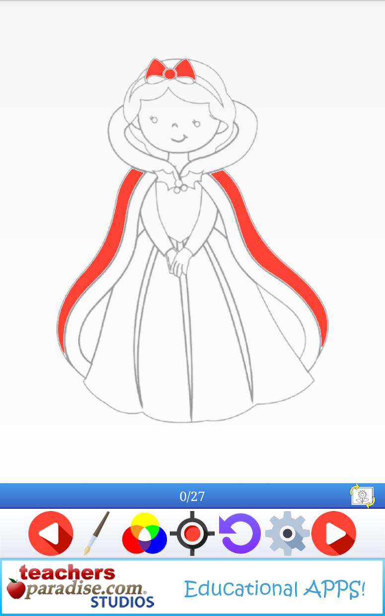 Easy Draw: Learn How to Draw a Princesses & Queens_截图_2