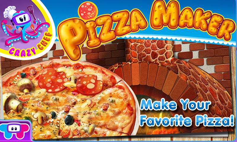 Pizza Maker Crazy Chef Game