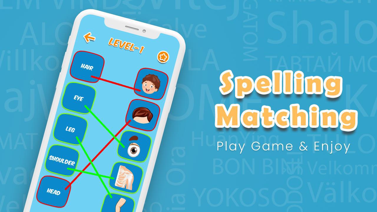 Kids Spelling Match Games - Kids Spelling Learning_游戏简介_图2