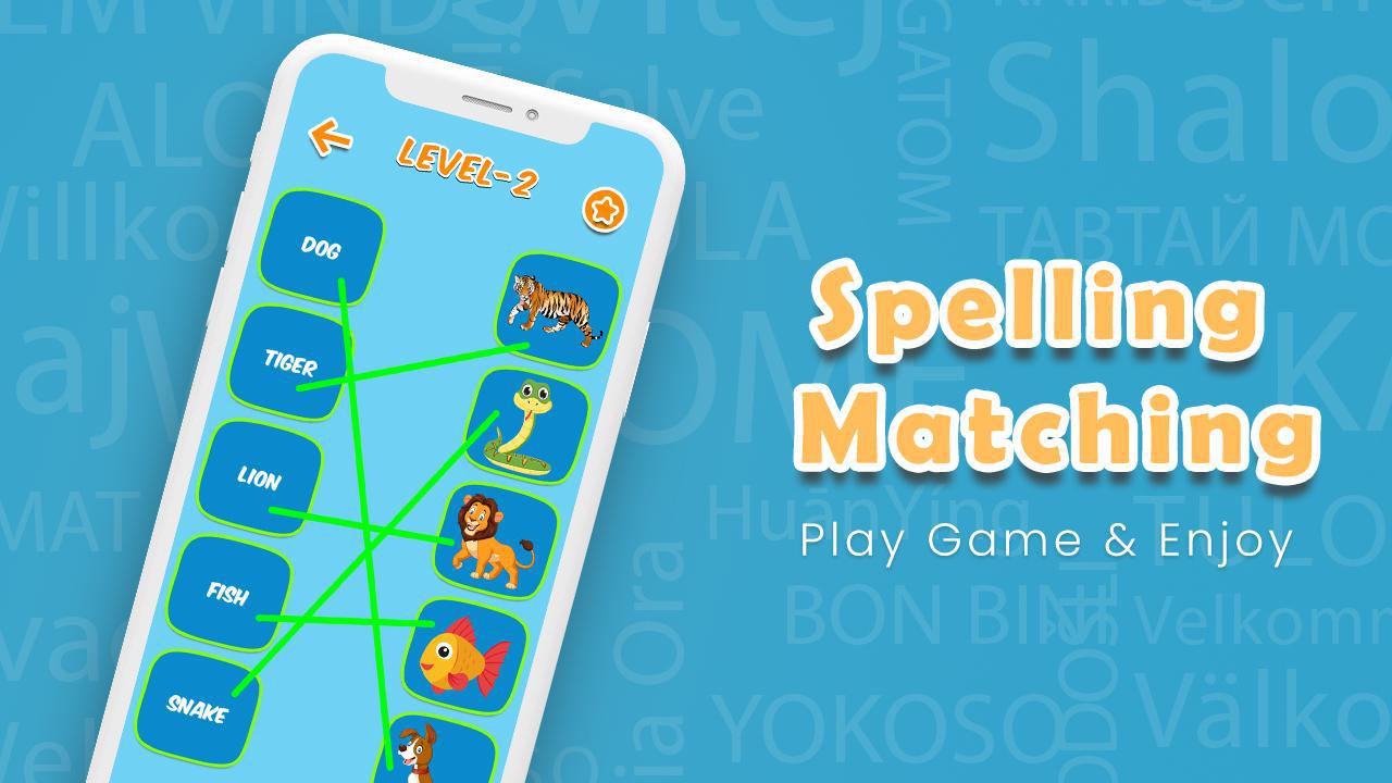 Kids Spelling Match Games - Kids Spelling Learning_游戏简介_图3