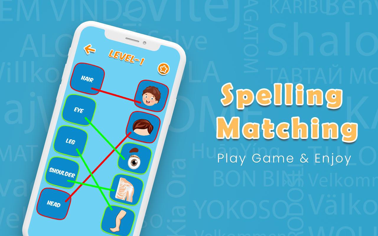 Kids Spelling Match Games - Kids Spelling Learning_截图_5