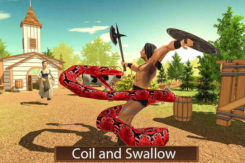 Wild Anaconda Snake Forest Attack Simulator