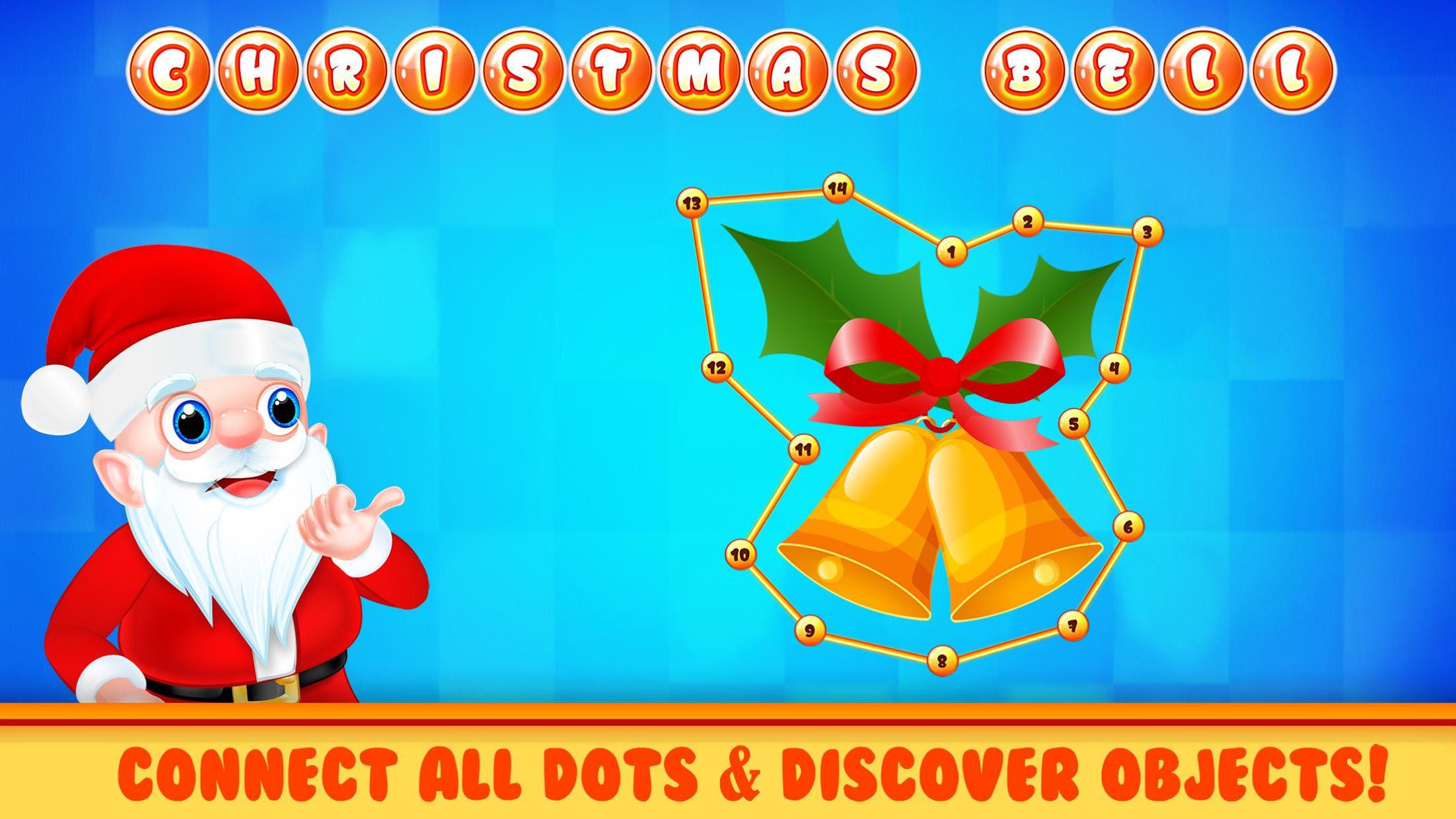 Connect Dots Kids Puzzle Game - Christmas Fun_截图_4