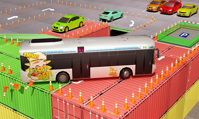 Real Bus Drive Parking Game_截图_3