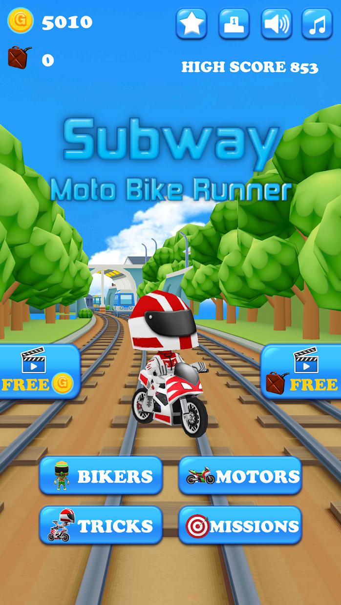 Subway Moto Bike Runner