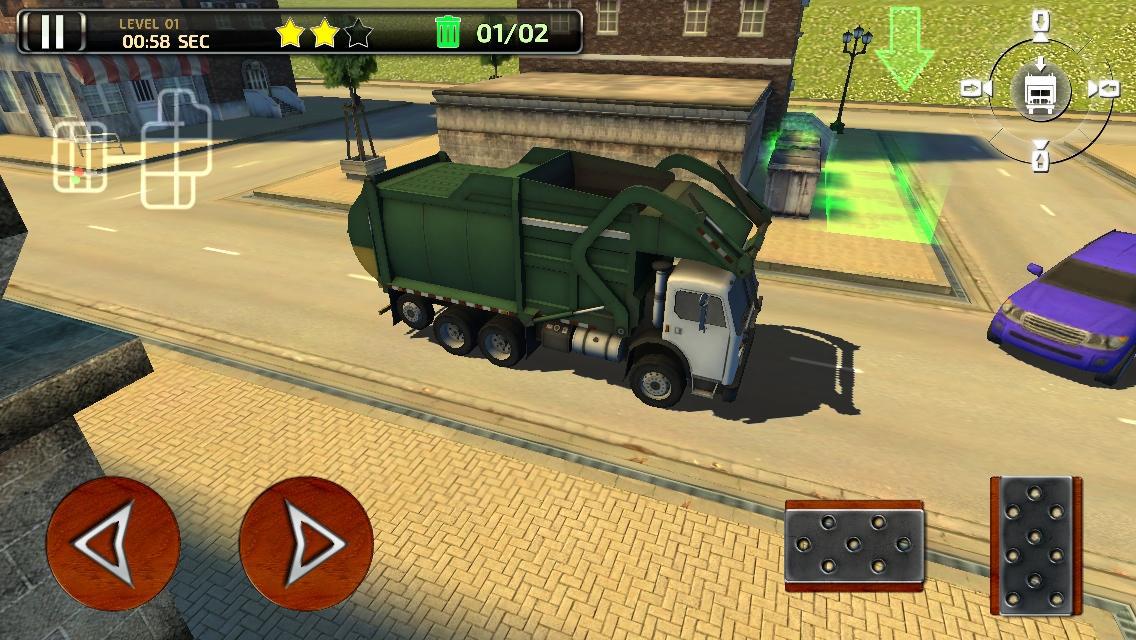 Garbage Truck Simulator 3D Racing & Parking Games_截图_3