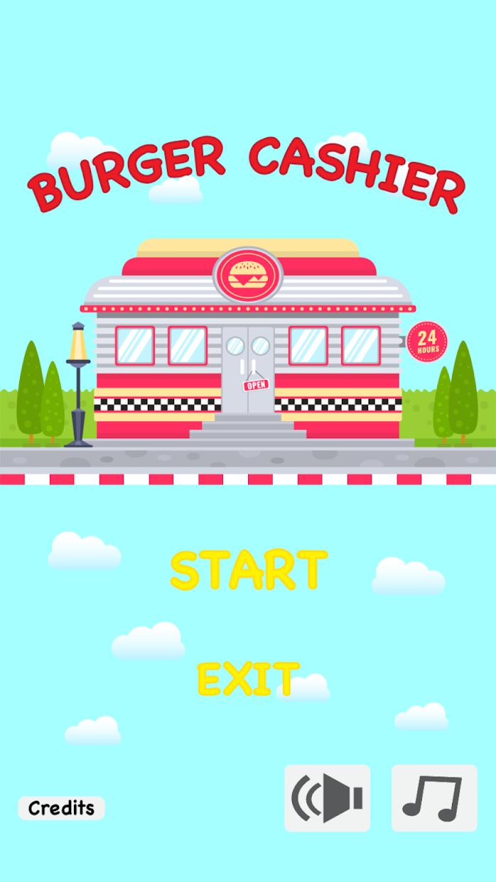 Burger Cashier - Fast food game