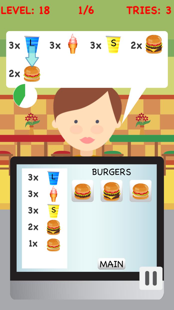 Burger Cashier - Fast food game_截图_5