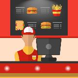 Burger Cashier - Fast food game