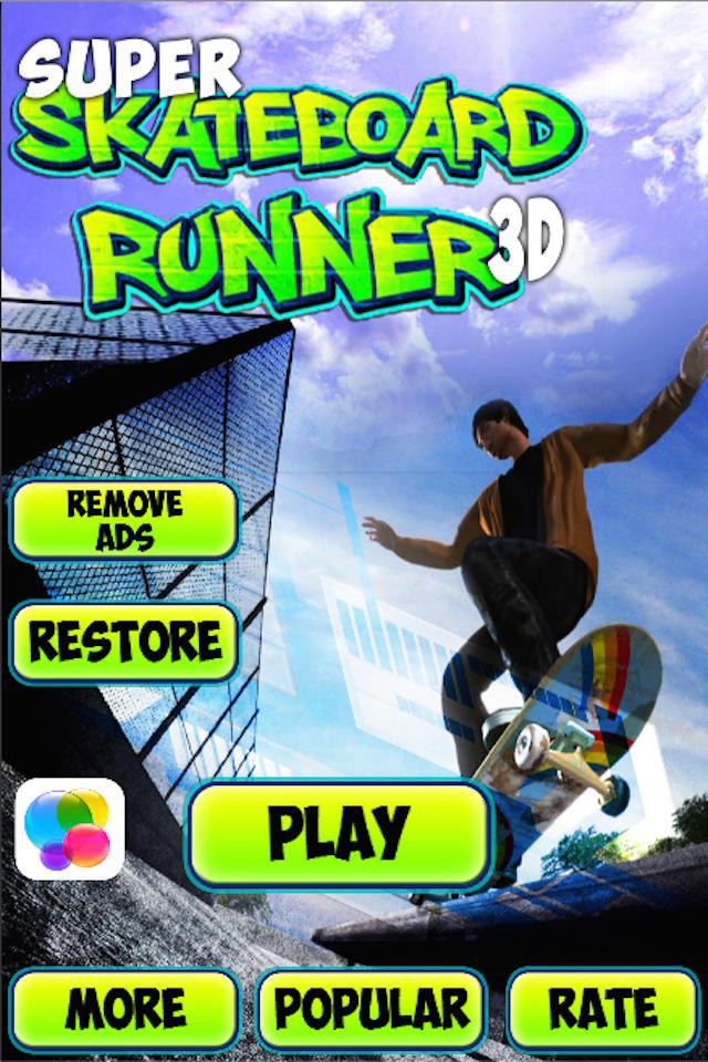 Super SkateBoard Runner 3D