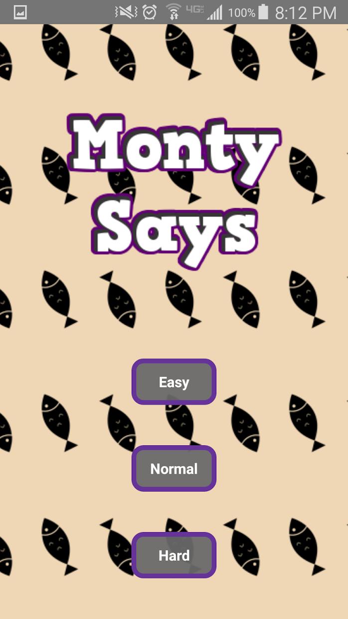 Monty Says: A Cat Memory Game
