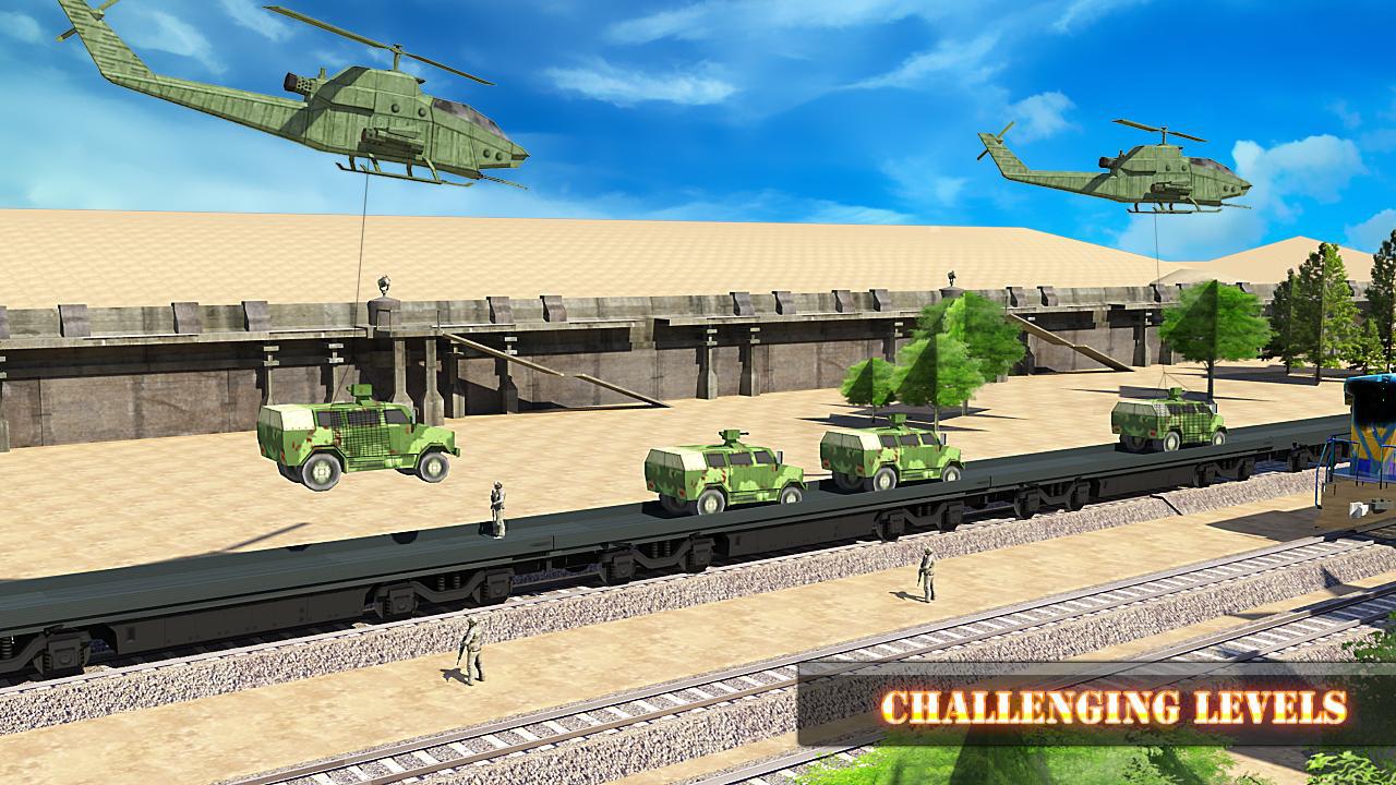 Army Train Driving 3D - Cargo Transport Sim_截图_2