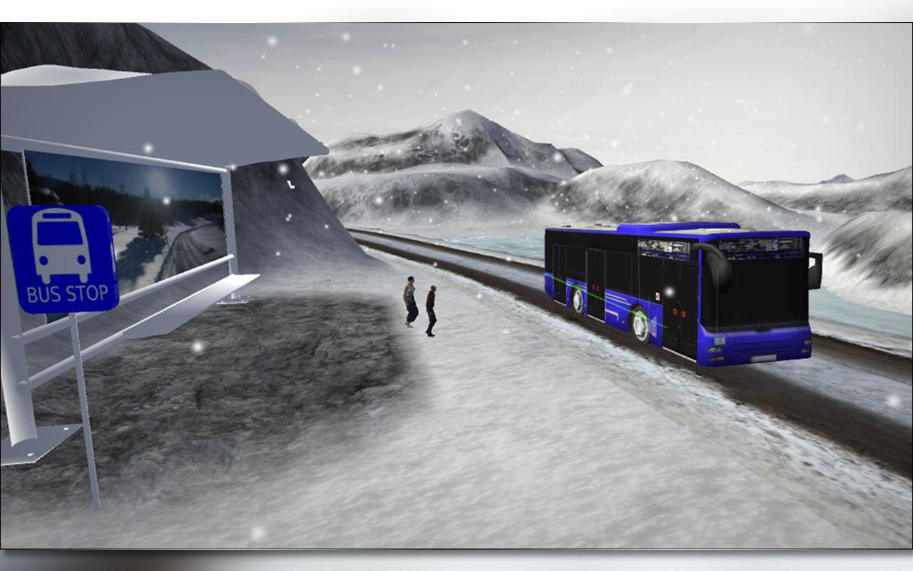 雪 公共汽车 司机_截图_4