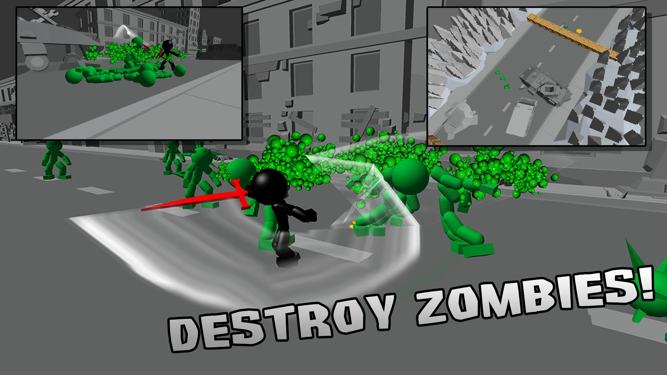 Stickman Killing Zombie 3D_截图_4
