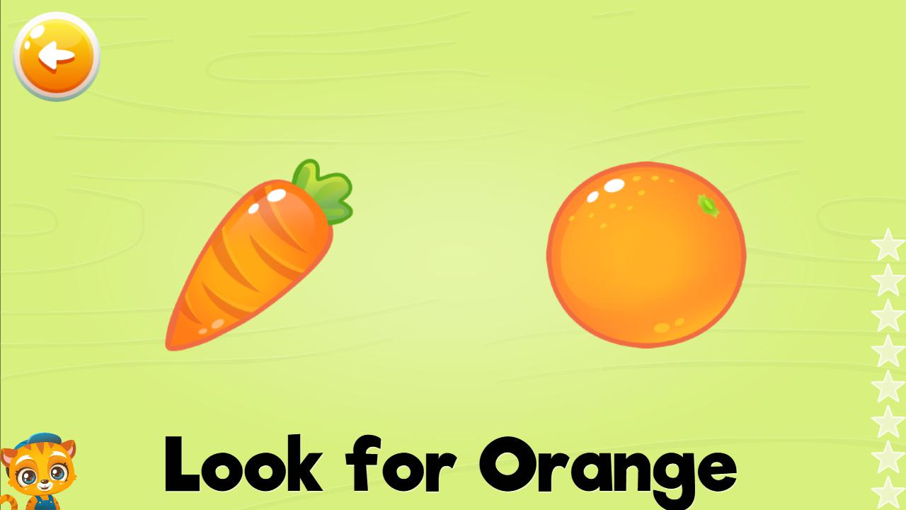 Learn Fruits and Vegetables - Games for kids_截图_3