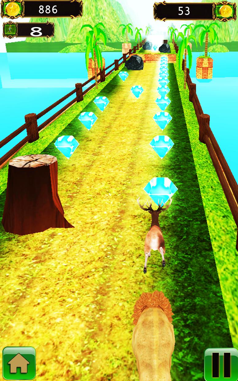 Deer Run-Pets Runner game 2019 Farm Simulator_截图_2