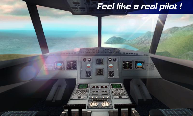 真正的飞行员飞行模拟器3D_截图_3