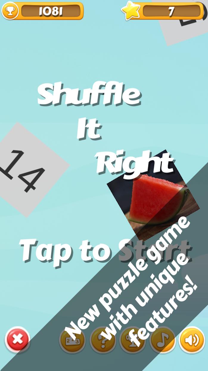 Shuffle it Right - puzzle game 