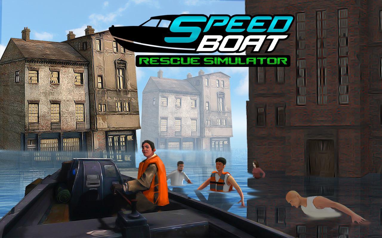 Flood Rescue Speed Boat Simulator : Lifeguard Help_截图_5