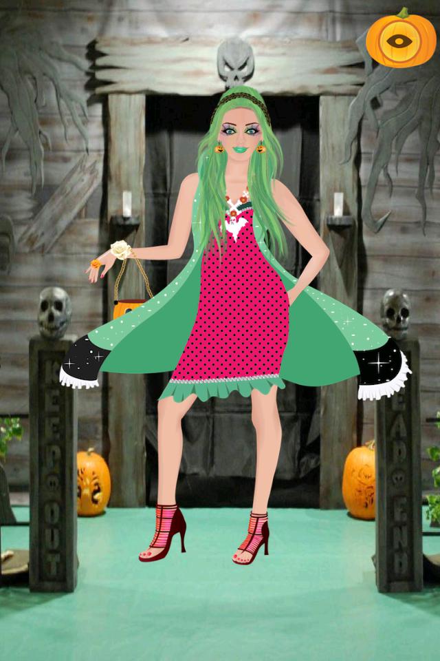 Halloween Girl Dress Up Game_游戏简介_图3