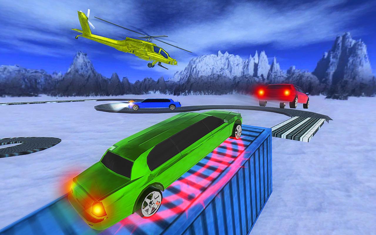 Impossible Tracks Unstoppable Limo Car Stunts_游戏简介_图3