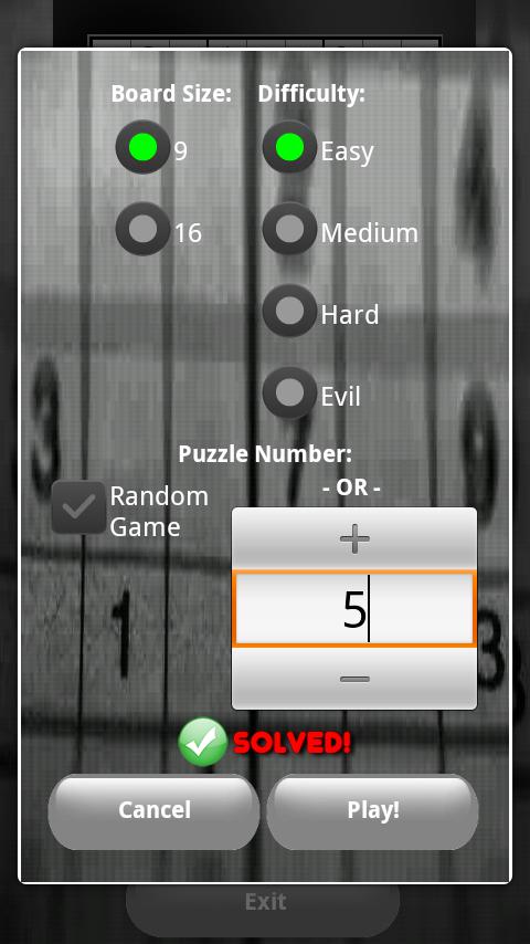 Free Sudoku 16x16 9x9