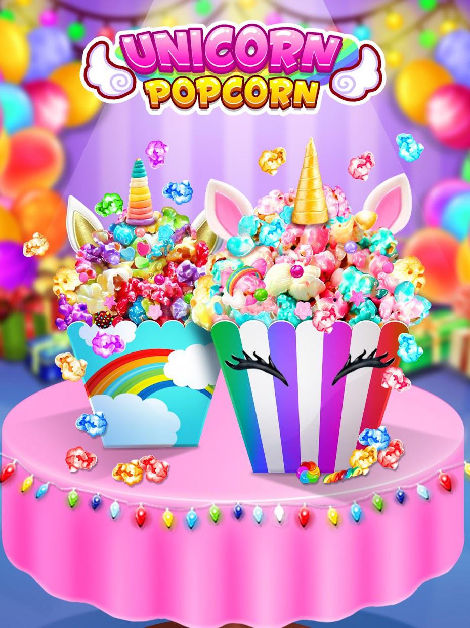 Unicorn Food - Rainbow Popcorn Party_截图_4