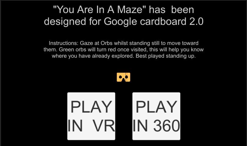 You Are In A Maze : VR_截图_4