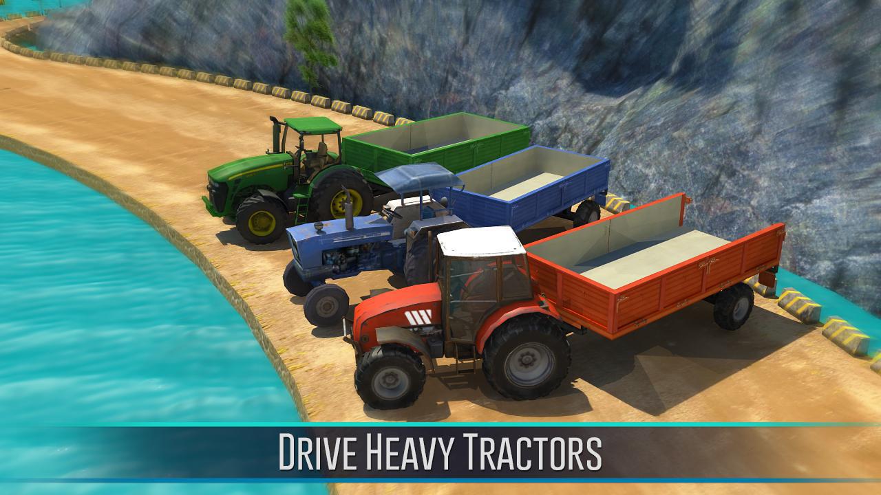 Tractor Truck Driving Sim: Hill Cargo Transport_截图_4