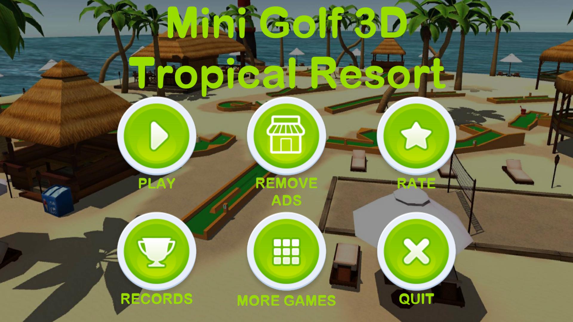 Mini Golf 3D Tropical Resort_截图_2