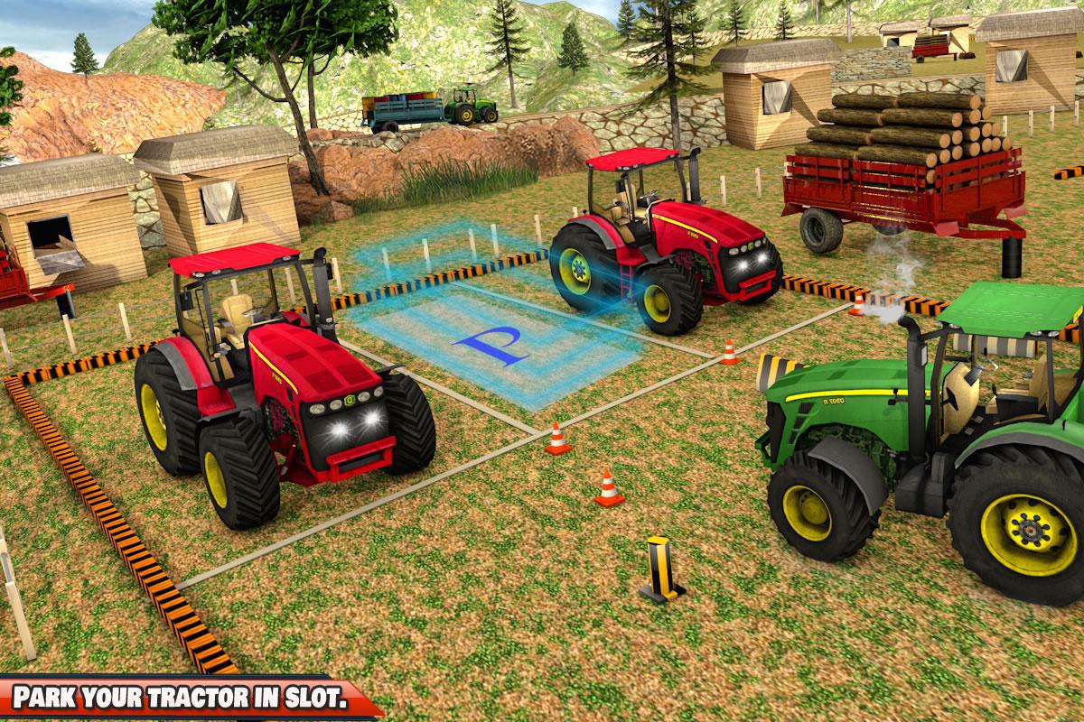 Offroad 3D Tractor Parking Games_截图_2