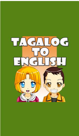 Tagalog to English 4 Kids
