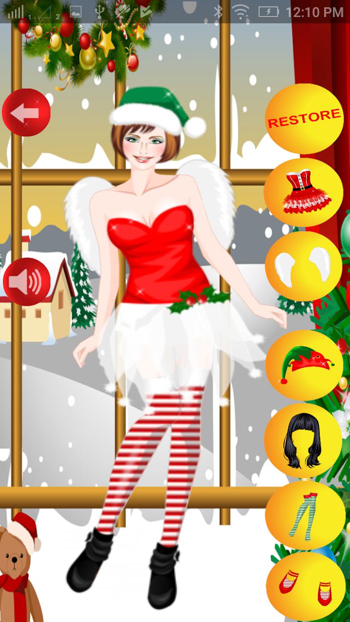 Fairy Christmas Girl Makeover Dressup Game for All_截图_2