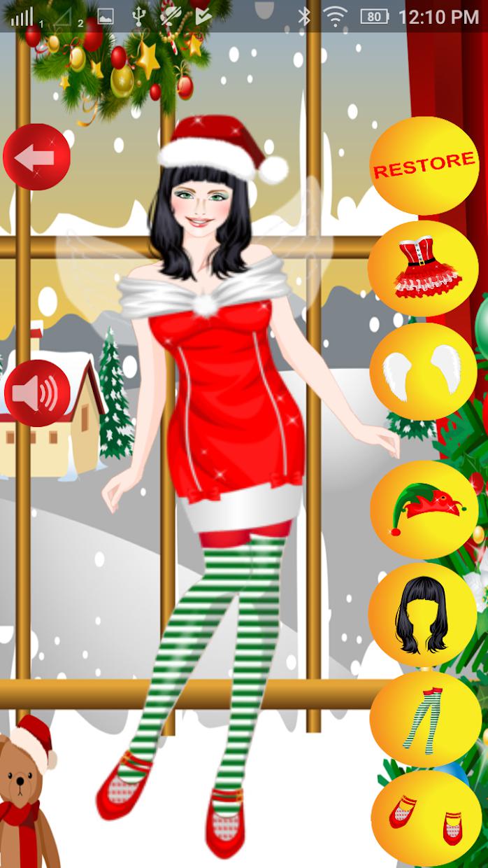Fairy Christmas Girl Makeover Dressup Game for All_截图_3