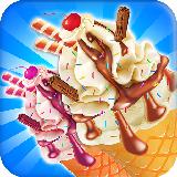 冰淇淋圆锥制造商冷冻甜点烹饪游戏