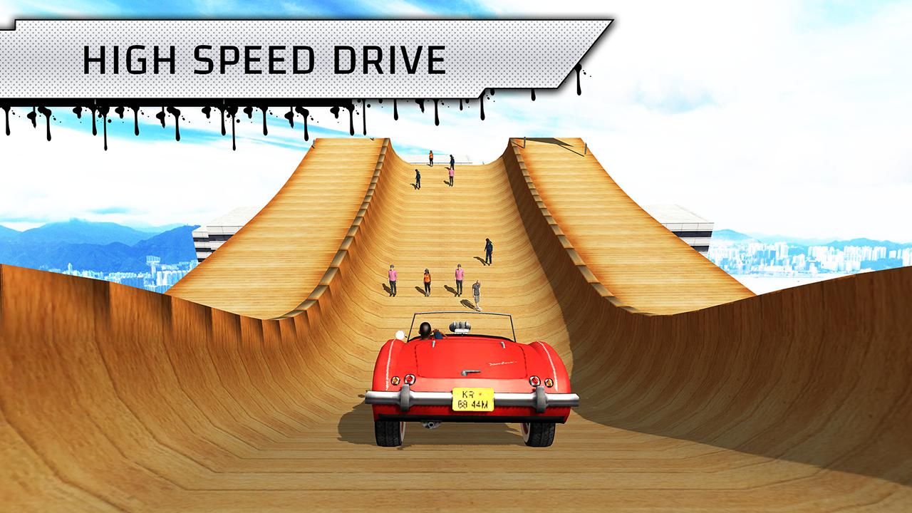 Car Drive Simulator 2019 - Extreme Stunts_截图_3