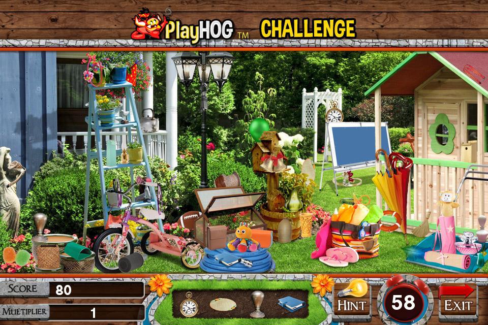 Challenge #100 Garden Escape Hidden Objects Games_截图_5