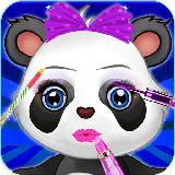 熊猫化妆沙龙游戏: 宠物改造沙龙水疗中心
